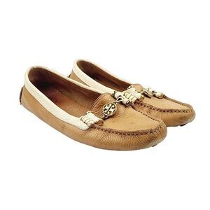 Tory Burch Two Toned slip-on Moccasins - Size 9